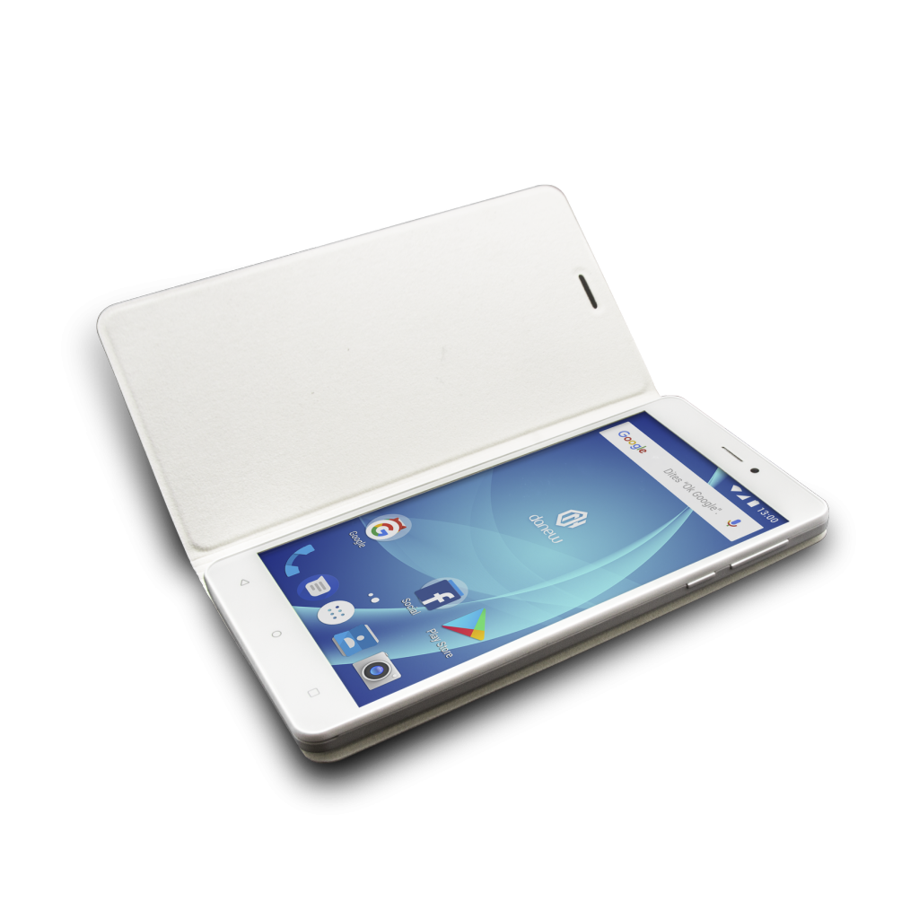 Sconosciuto PH26® - Custodia a Portafoglio per Lenovo K5 Plus a Pois